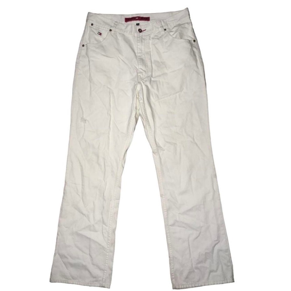Western Y2K Tommy Hilfiger Cream White Jeans